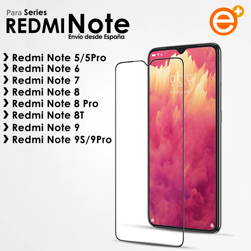 Full Tempered Glass Screen Protector for Xiaomi Redmi Note 5 6 7 8 Pro 8t 9s Pro Security Glass Protection for Smartphone afbeelding