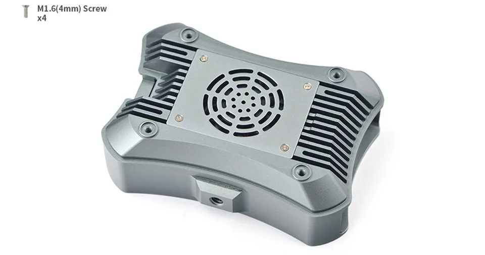 Smartfly FriendlyElec NanoPi M4/NanoPi M4V2 металлический чехол с охлаждающим вентилятором