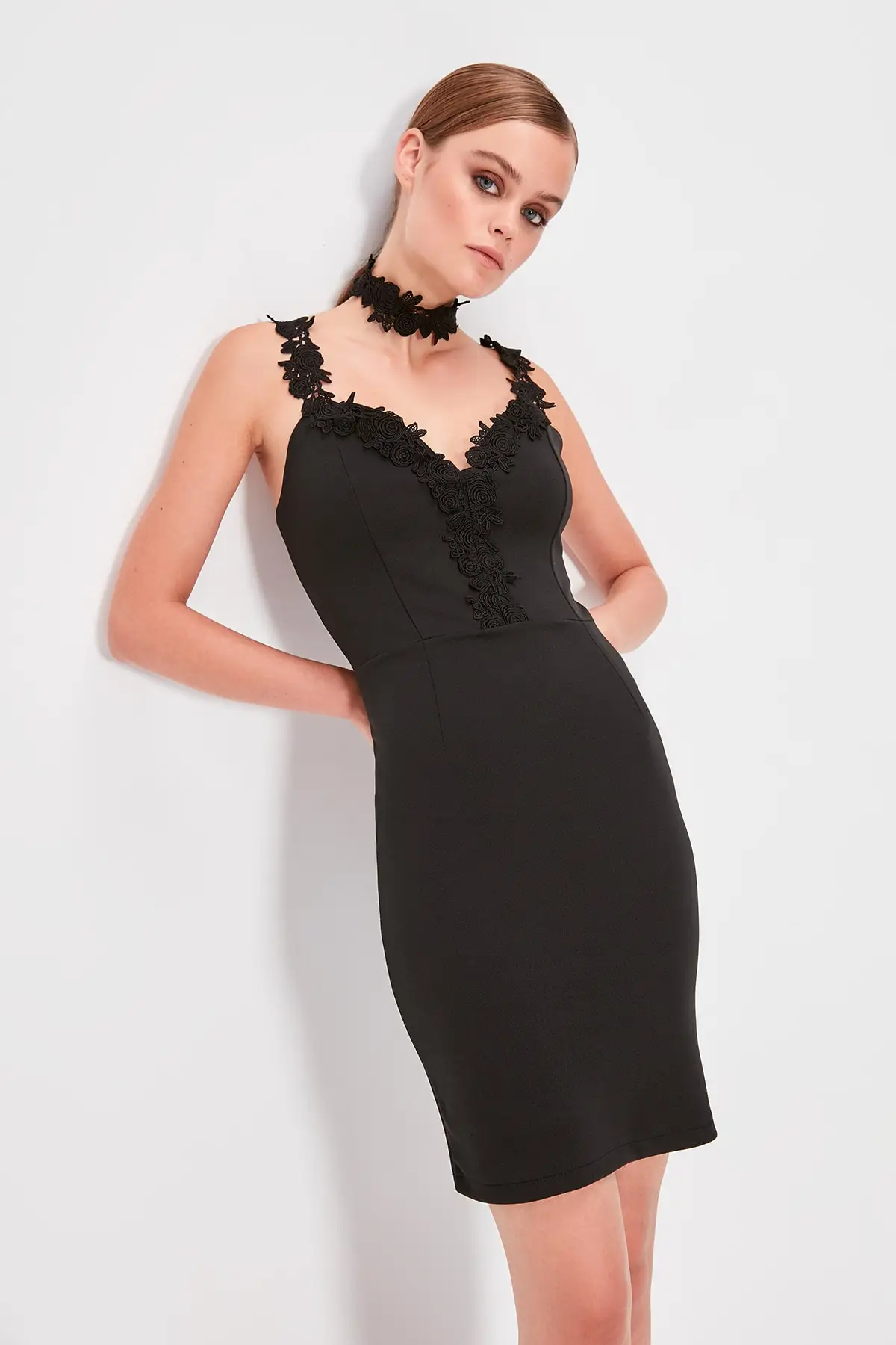

Trendyol Black Lace Detail TPRAW20EL1773