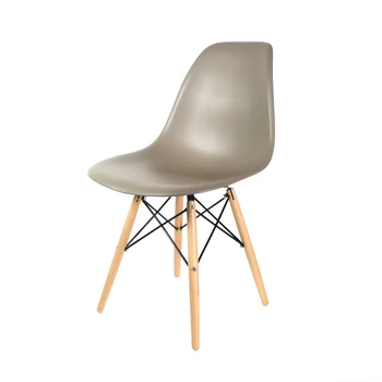 

NORDICA chair legs wood backing PVC gray 46X50X80