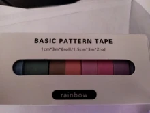 Kevin & sasa Crafts-juego de 8 rollos de cinta adhesiva de Color sólido, cinta adhesiva para Scrapbooking, papelería