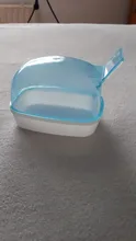 Animal-Accessories Container Hamster Bath-House Sand Small Non-Slip Clear 1PCS Rectangle