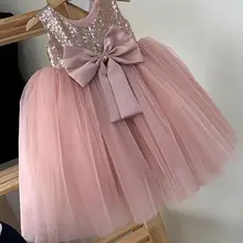 Детская одежда; платье для девочек; рождественское платье для маленьких девочек