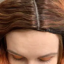 Peluca natural de cabello sintético para mujeres negras, pelo largo de onda de agua de 42 pulgadas, fibra de alta temperatura, Rubio, degradado, marrón