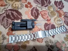 Mm 16mm 18mm 20mm 22mm 24mm eslabón de acero inoxidable bandas para reloj correa de reloj de pulsera cierre Luz de reemplazo banda de peso