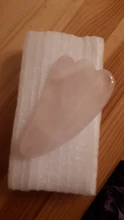 Natural Jade Gua Sha tablero raspador masaje de cuarzo rosa Jade Guasha piedra Chin cuello de la cara de arrugas removedor de belleza