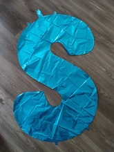 Figura de globos azul grande de 40 pulgadas para niños, digital, 3 años, aniversario, decoración, Número grande, 7, 8, 9