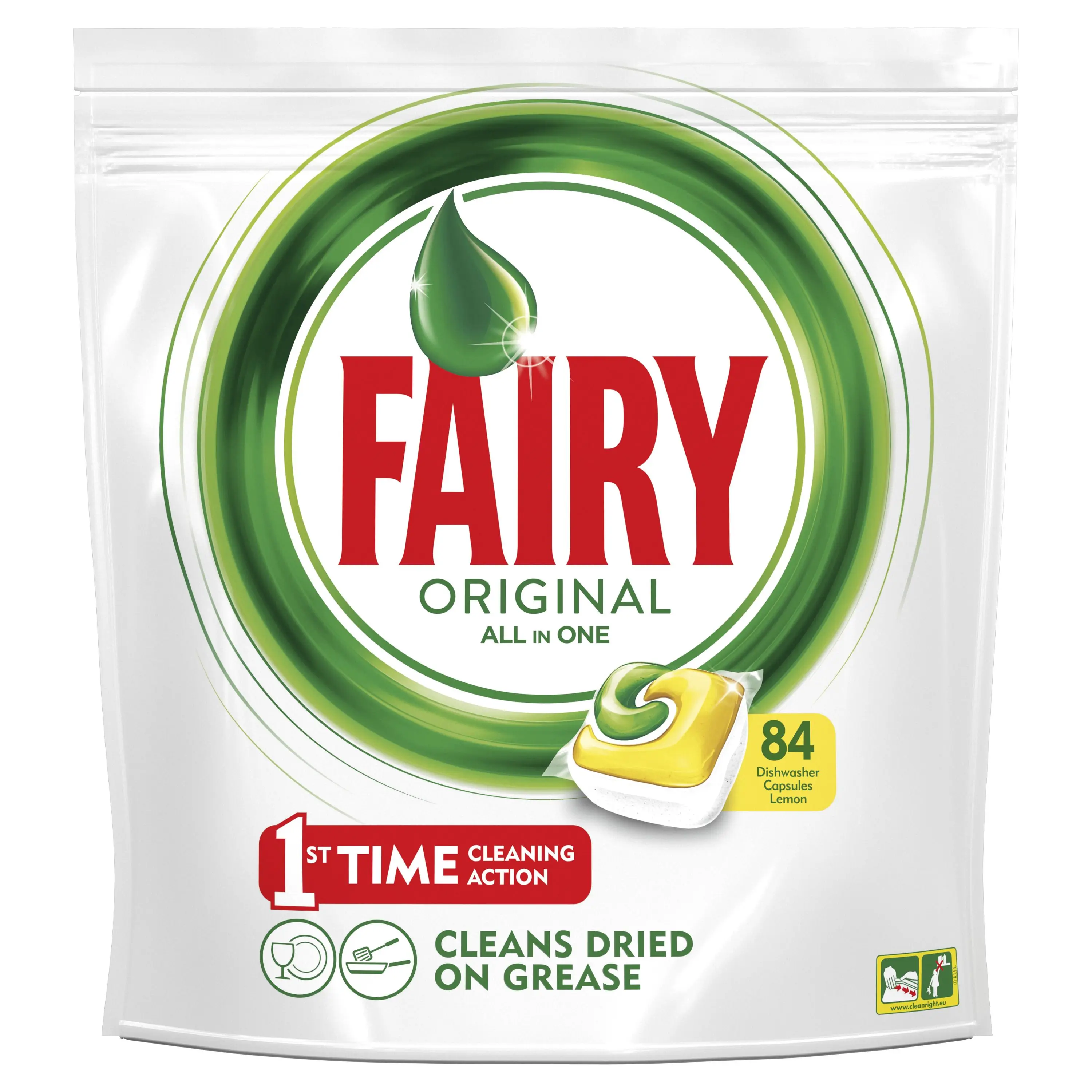 Капсулы для посудомоечной машины Fairy Original all in one 84 шт