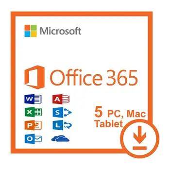 

Microsoft Office 365 Pro Plus 2019 LIFETIME Account 5 Pc / 5 Mac & 5 TB Fast Delivery Digital Delivery