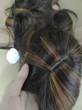 ALAN EATON-Peluca de cabello sintético para mujer afroamericana, cabellera artificial largo ondulado con flequillo, color negro, marrón y dorado, resistente al calor