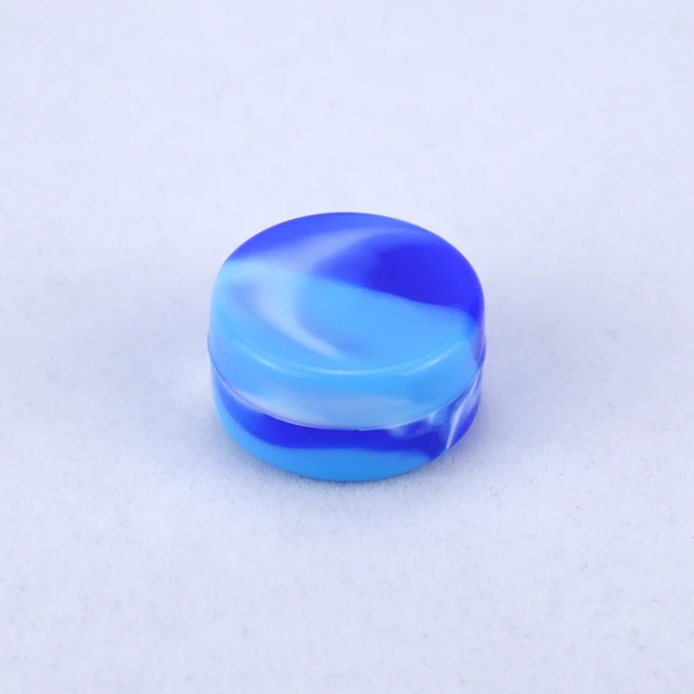 50Db 3Ml Mini Kerek Nem Tapadó Szilikon Konténer Viasz Otthoni Tároló Hordozható, Könnyen Tisztító Biztonságos Anyag - Image 3