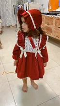 Velvet Dress Christmas-Clothes-Set Baby-Girls Winter New-Year Wear with Hat for 0-4T