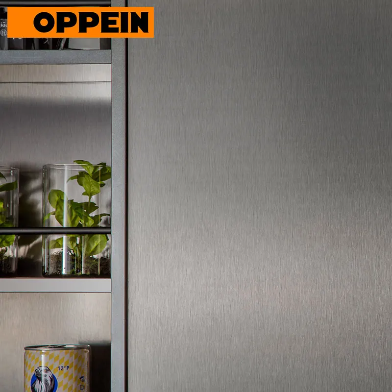 OPPEIN l-образное металлическое покрытие настенные и базовые кухонные шкафы