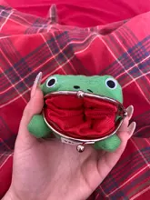 Monedero de rana para mujer, cartera con forma de Manga, monedero bonito, regalo para niños y adultos, 1 ud.