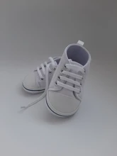Zapatillas de lona para primeros pasos de bebé, suela blanda, para niño recién nacido, 2020