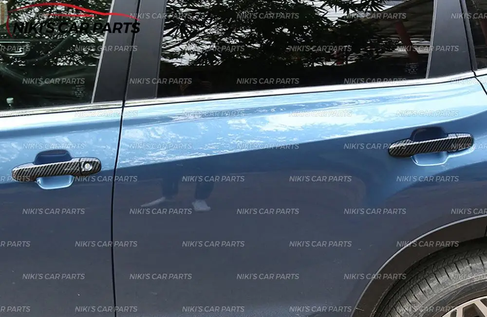 Накладки на дверные ручки для Subaru Forester-ABS пластик 1 комплект/8 шт. формовочные украшения для стайлинга автомобилей