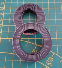 1 metro / lote imán de goma 10*1 20*1 30*1 mm cinta magnética flexible autoadhesiva cinta magnética de goma ancho 10X1mm  20X1 mm  30X1 mm