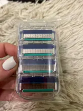 Gillette-Cuchillas de afeitar para hombre Fusion, 5 capas, cuchillas de seguridad, acero inoxidable, cuidado de la cara, 4 unidades