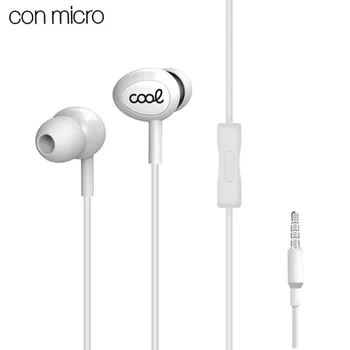 

Auriculares 3,5 mm COOL In-Ear Stereo Con Micro Blanco