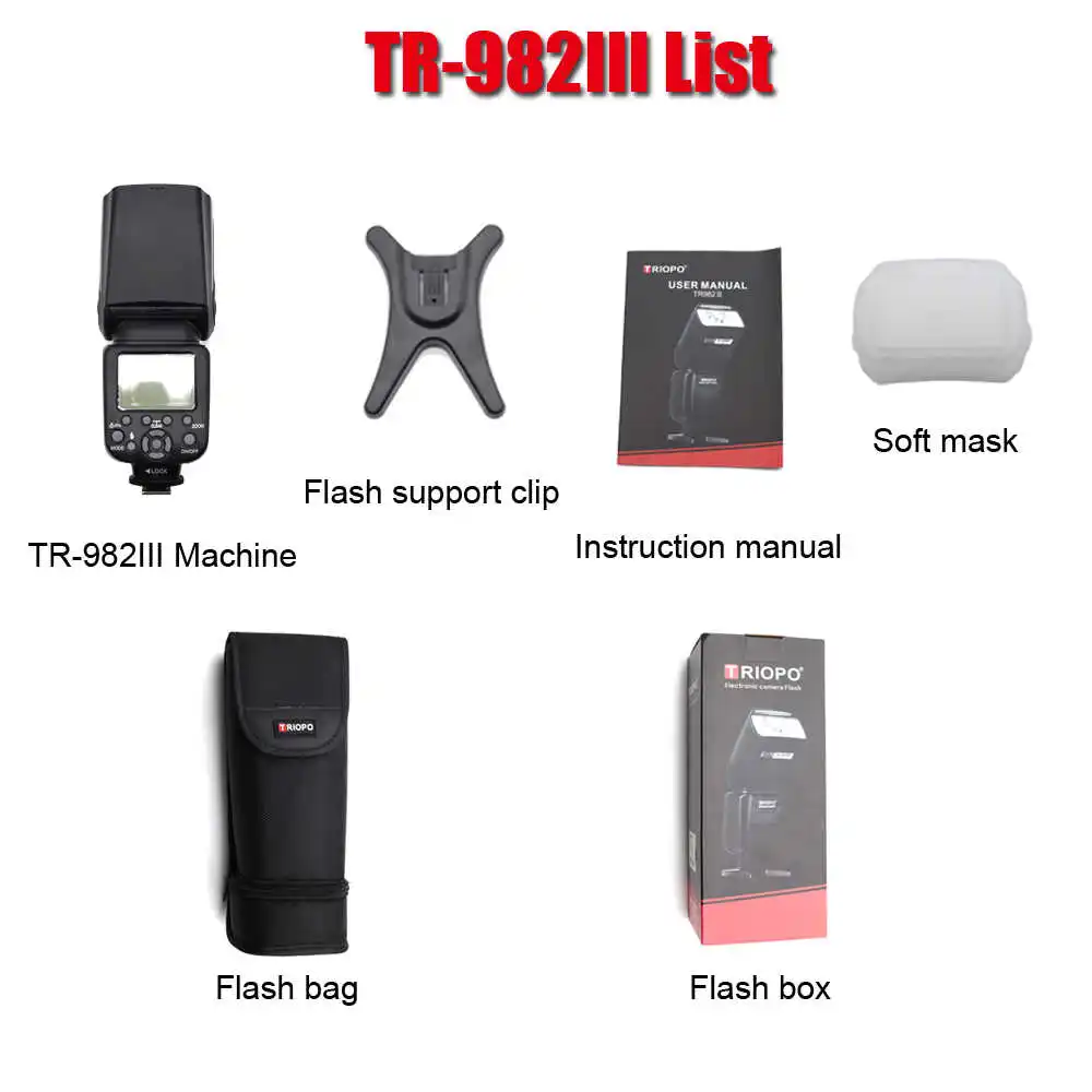 Triopo TR-982III TR-982 III Flash Speedlite HSS