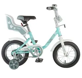 

Bicycle 12 "UL, green, foot brake (there is a seat for a doll) novatrack 124maple. gn7