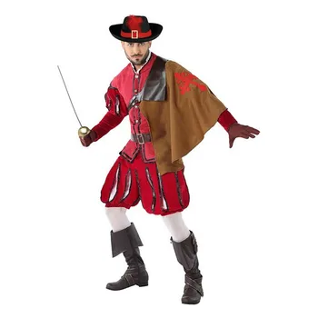 

Costume for Adults 113817 Male musketeer Red (3 Pcs)