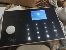 Sistema de alarma inalámbrico para uso en el hogar, detector de intrusos y ladrón con cable, detecta RFID TFT, con teclado táctil, 11 idiomas, soporte wifi/gsm de 433Mhz y compatible con Alexa