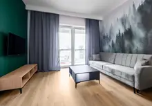 Non-Woven Wallpaper Mural Forest Milofi Background-Wall Bedroom Living-Room Minimalist