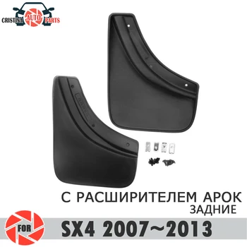 

Car mud flaps for Suzuki SX4 2007~2013 mudflaps splash guards mud flap rear mudguards fender car accessories
