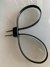 Disposable Handcuffs Cable-Ties Zip-Tie Double-Flex-Cuff Police Plastic Nylon 1pcs/Lot