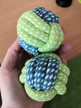 Puppy Chew Rope Ball Training-Tool Pet-Dog-Toys Molar Funny Teeth-Clean Outdoor Cotton