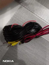 Cable de vídeo BYNCG 2018 RCA para el estacionamiento del coche vista trasera de la Cámara conectar el Cable del disparador del DVD del Monitor 6 M 12 M 15 M 20 M opcional