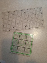 Regla transparente de dibujo, 1 unidad de 30x15cm, regla alineada con Patchwork acrílico, suministros de medición para costura de oficina y escuela