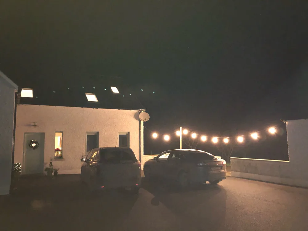 IP65 Kommerzielle Qualität 15M Party Lichter Outdoor S14 LED Lichterketten Für Terrasse Hinterhof Veranda Cafe Bar Weihnachten hochzeit Lichter – Detail 12