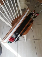 Flechas de carbono para tiro con arco y columna vertebral, 500 ID, 6,2mm, flechas de tiro para caza, arco recurvo/compuesto