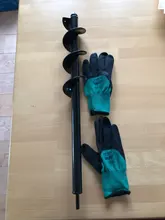 Drill-Bit Auger Earth-Planter Post-Hole Digger Borer Planting Garden Petrol 8x60cm Fence