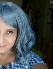 AOSI-Peluca de pelo Natural con flequillo para mujer, cabello corto sintético ondulado, rosa, morado, negro, Bob, fibra resistente al calor, Cosplay, pelucas de Lolita