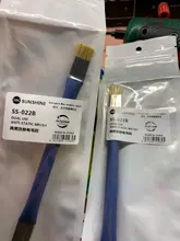 SUNSHINE-cepillo seguro para SS-022B, cepillo de limpieza antiestático para placas base PCB, Kit de herramientas de reparación de teléfonos móviles, doble cabezal