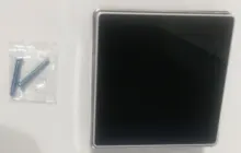 Glass-Switch Crystal Large-Panel Wall Delviz 1-Gang Luxury Standard 16A Ce 1way/2way