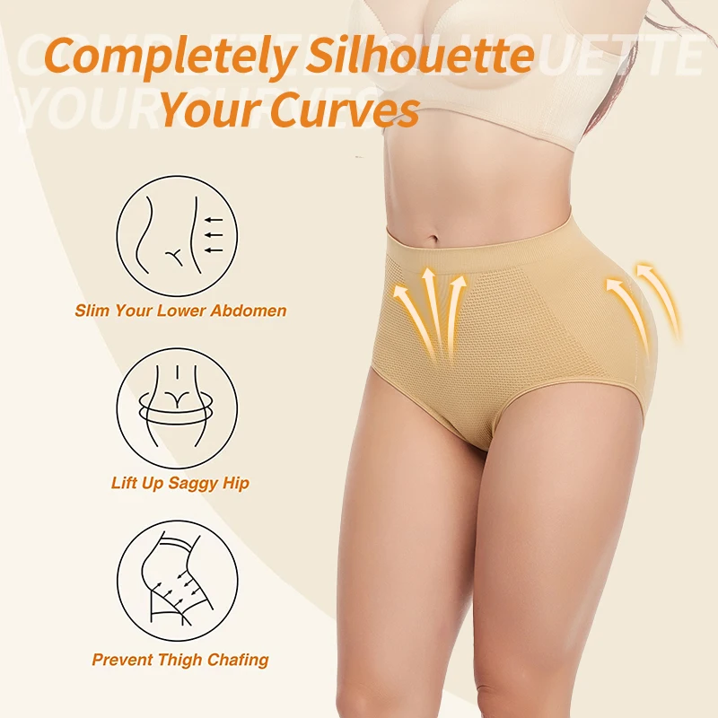 spanx underwear Womens Shapewear Seamless Butt Lifter Padded Control Panties Waist Trainer Body Shaper Brief Tummy Control Underwear tummy tucker