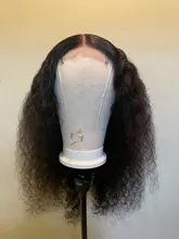 8-28 30 40 pulgadas paquetes de ondas profundas con cierre de pelo brasileño rizado 100% humano onda de agua 3 4 paquetes de tejido y cierre de encaje