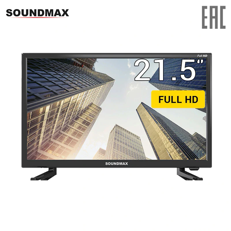 TV 21.5 &quotSoundmax SM-LED22M03 FullHD 30inchTV dvb dvb-t dvb-t2 digital | Электроника