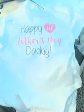 Body de verano de manga corta para niños y niñas, mono informal para el primer día del padre