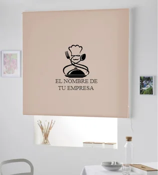 

Blind Iroa with themed and company name/Restaurant Chef! ROLLER BLINDS TRANSLUCENT! (LAND 100X175)