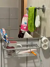 Shelf-Holder Storage-Rack Shampoo Kitchen-Organizer Cosmetic Wall-Mounted Corner Bathroom Shower