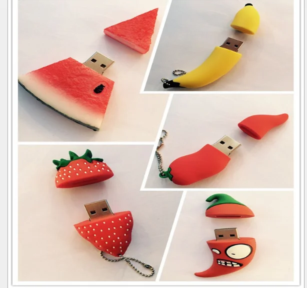 4 G 8 G 16 gb artoon usb mini фрукты Клубника 32 G 64 G творческой личности и прекрасные подарки и usb флэш-накопитель