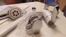 Shower Faucet Spray-Painting Bathroom-Tap Brass Frap White Outlet Body-Surface