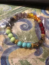 CAMDOE DANLE-pulsera de piedra de 7 Chakras, cuentas naturales, curación, Reiki, oración, Buddha, pulsera con cuentas hombres, Dijes, Pulsera de Yoga para mujer