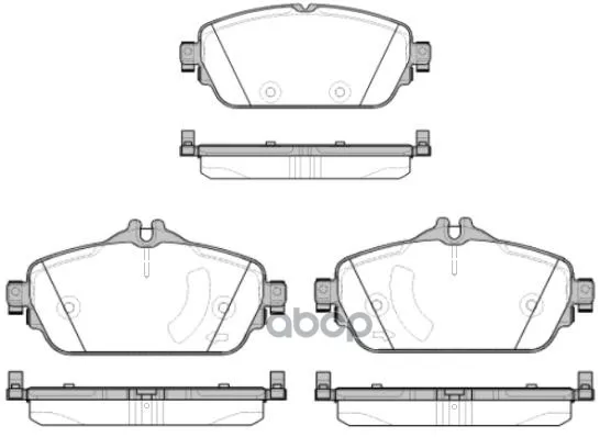 Колодки Дисковые Передние Remsa 159208 Remsa арт. 159208