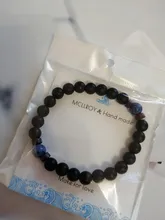 Pulsera de cuentas estilo tibetano para hombre, brazalete de abalorios, piedra de luna, diseño lava, buda, budista, chacras